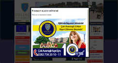 Desktop Screenshot of gulercinkoleji.com